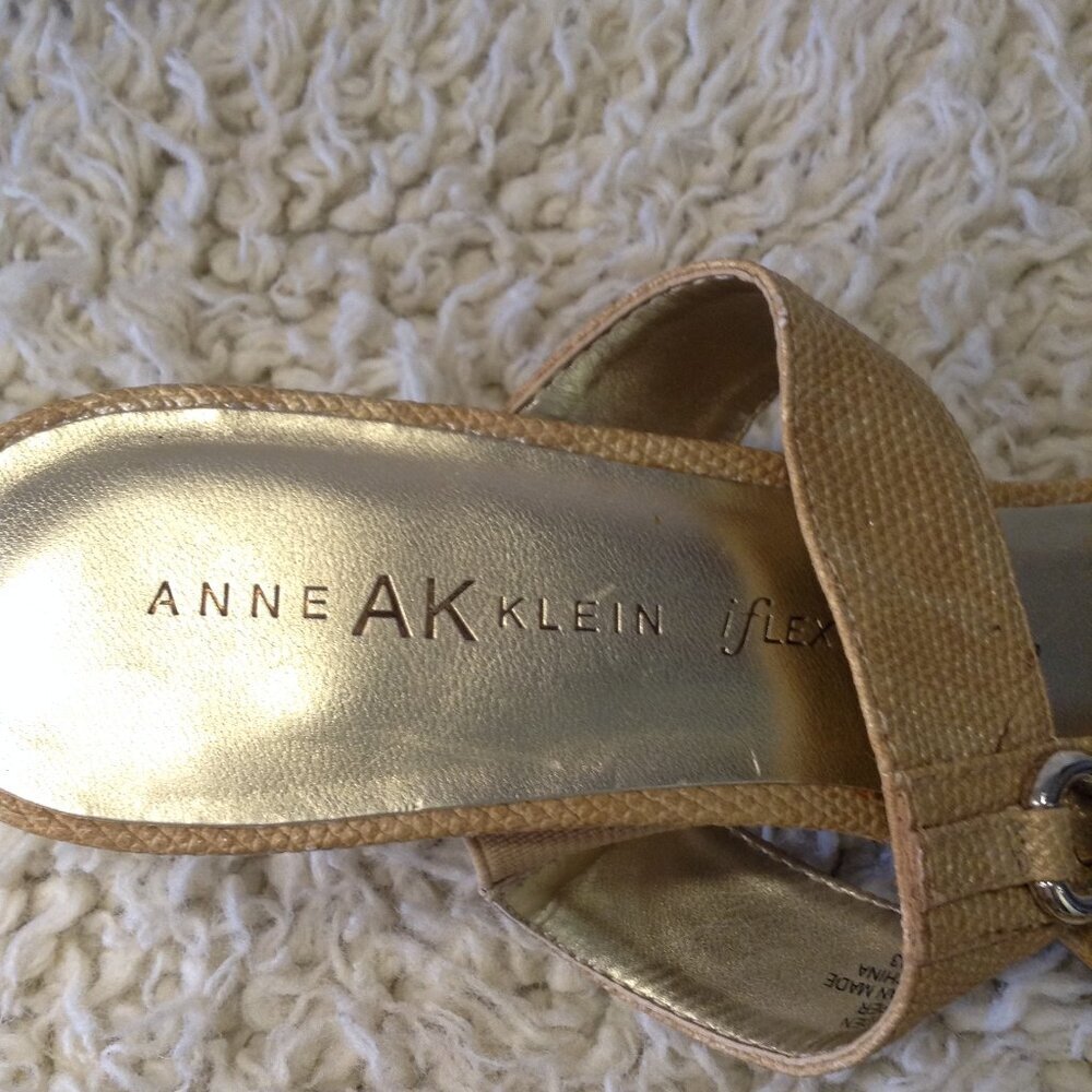 Anne Flein iFlex 7.5 embossed with Rings Heels Professional Party Faux Leather - Picture 6 of 8
